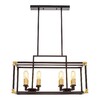 Миниатюра фото подвесная люстра lumina deco waldorf ldp 1140-8 bk+md | 220svet.ru