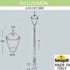 Миниатюра фото садово-парковый фонарь fumagalli ricu/simon u33.157.000.wxh27 | 220svet.ru