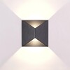Миниатюра фото уличный настенный светодиодный светильник odeon light tibro 3907/10wl | 220svet.ru
