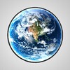 Миниатюра фото настенный светодиодный светильник imperium loft cosmos earth 208935-23 | 220svet.ru