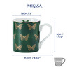 Миниатюра фото кружка фарфоровая butterflies mikasa green 280 мл kitchen craft | 220svet.ru
