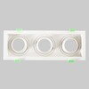 Миниатюра фото встраиваемый светильник crystal lux clt 069c3 wh | 220svet.ru