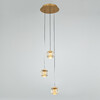 Миниатюра фото подвесной светодиодный светильник delight collection md22001052-3a gold | 220svet.ru
