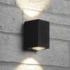 Миниатюра фото уличный настенный светильник feron dh055 48487 | 220svet.ru