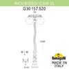 Миниатюра фото садово-парковый фонарь fumagalli ricu bisso/g300 2l dn g30.157.s20.vze27dn | 220svet.ru