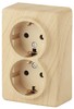 Миниатюра фото розетка эра 2х2p e schuko 16a 250v 11-2205-11 б0020693 | 220svet.ru