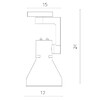 Миниатюра фото трековый однофазный светильник arte lamp nido a5108pl-1wh | 220svet.ru