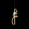 Миниатюра фото подвесной светодиодный светильник delight collection md24083012-1a gold | 220svet.ru