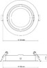 Миниатюра фото поворотное монтажное кольцо deko-light mounting ring swivel for modular system cob 930091 | 220svet.ru
