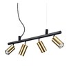 Миниатюра фото люстра ideal lux dynamite sp4 ottone satinato | 220svet.ru