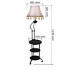 Миниатюра фото торшер reluce 01757-0.6-01 bk | 220svet.ru