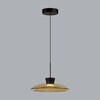 Миниатюра фото подвесной светодиодный светильник odeon light saucer 5055/9la черный | 220svet.ru