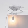 Миниатюра фото настольная лампа bird white playing | 220svet.ru