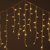 Миниатюра фото гирлянда бахрома 3,2 х 0,9 м желтая, 168 led, белый провод каучук, ip65 ltc ll168-8-2y | 220svet.ru