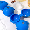 Миниатюра фото форма для льда colorworks sphere в подарочной коробке, силикон марки lfgb blue kitchen craft | 220svet.ru