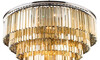 Миниатюра фото люстра odeon 10a chrome/amber | 220svet.ru