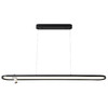 Миниатюра фото подвесной светильник crystal lux contour sp45w led black | 220svet.ru