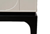 Миниатюра фото тумбочка прикроватная черно/серая garda decor gd-00002 | 220svet.ru