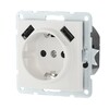 Миниатюра фото розетка lk studio с з/к + 2хusb разъема, 2а (белый) lk60 868004-1 | 220svet.ru