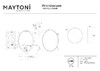 Миниатюра фото потолочный светодиодный светильник maytoni zon ip o431cl-l30b4k | 220svet.ru