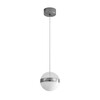 Миниатюра фото подвесной светодиодный светильник odeon light roni 5037/12l никель 12w | 220svet.ru