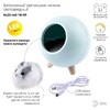 Миниатюра фото светильник-ночник эра зеленый nled-468-1w-gr б0052817 | 220svet.ru