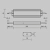 Миниатюра фото блок питания maytoni power supply magnetic psl008-300w-48v-ip67 300w | 220svet.ru