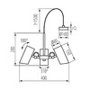 Миниатюра фото подвесной светильник kanlux agzar c 3xe14 w 36253 | 220svet.ru