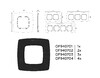 Миниатюра фото рамка 3-постовая ambrella volt omega opera of940703 | 220svet.ru