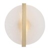 Миниатюра фото настенный светодиодный светильник crystal lux agosto ap5w led brass | 220svet.ru