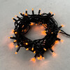 Миниатюра фото гирлянда нить 10м желтая 220в, 75 led, провод черный каучук, ip65 ltc ll75-1-2y | 220svet.ru