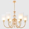 Миниатюра фото подвесная люстра crystal lux elena sp6 gold | 220svet.ru