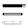 Миниатюра фото трековый светодиодный светильник designled sy-dim-601223-bl-25-ww 007361 | 220svet.ru