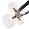 Миниатюра фото подвесная люстра arte lamp vincent a7790sp-15bk | 220svet.ru