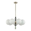 Миниатюра фото подвесная люстра odeon light modern 5405/7 золотой | 220svet.ru