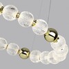 Миниатюра фото подвесной светодиодный светильник odeon light crystal 5008/60l золотой 60w | 220svet.ru