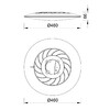 Миниатюра фото потолочный светильник mantra slim cct 8692 | 220svet.ru