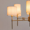 Миниатюра фото потолочная люстра на штанге arte lamp debora a4108lm-8ss | 220svet.ru