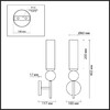 Миниатюра фото бра odeon light lolla 4361/1w  | 220svet.ru