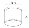 Миниатюра фото потолочный светильник deko-light mob round i 730407 | 220svet.ru