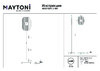 Миниатюра фото торшер maytoni eclipse mod152fl-l1bk | 220svet.ru