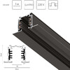 Миниатюра фото шинопровод трехфазный четырехконтактный встраиваемый 3м lightstar quattro 503038-r | 220svet.ru