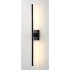 Миниатюра фото подсветка для зеркал crystal lux largo ap12w black | 220svet.ru