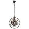Миниатюра фото подвесная люстра loft it foucaults orb crystal loft1897/4 | 220svet.ru