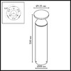 Миниатюра фото ландшафтный светильник odeon light coil 7119/12gl черный | 220svet.ru