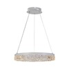 Миниатюра фото подвесная светодиодная люстра profit light 6033/1b wht | 220svet.ru