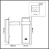 Миниатюра фото бра lumion leland 8264/1w черный/дерево | 220svet.ru
