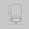 Миниатюра фото потолочный светильник maytoni luxe o500cl-l10b3k | 220svet.ru