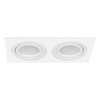 Миниатюра фото встраиваемый светильник arte lamp tarf a2168pl-2wh | 220svet.ru