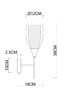 Миниатюра фото бра с выключателем на корпусе arte lamp barry a7951ap-1bk | 220svet.ru